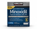 Minoxidil Kirkland 5%, 6 meses, 6 botes de 60 ml + aplicador