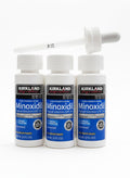 Minoxidil Kirkland 5%, 3 meses, 3 botes de 60 ml + aplicador